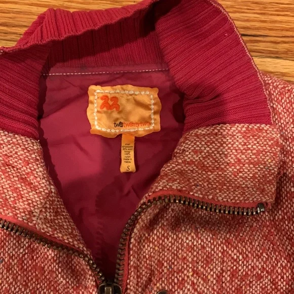 Vintage Twill 22 women’s lined jacket. Size Small. Red tweed. Y2K - Picture 2 of 7